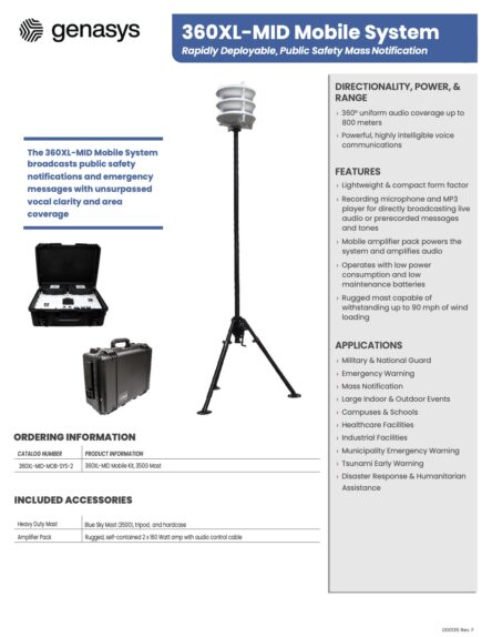 Genasys 360XL-MID