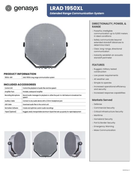 LRAD 1950XL