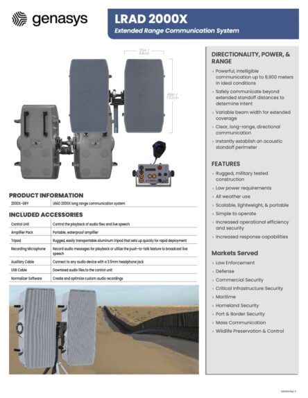 LRAD 2000X