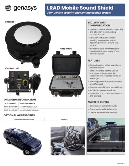 LRAD Mobile SoundShield