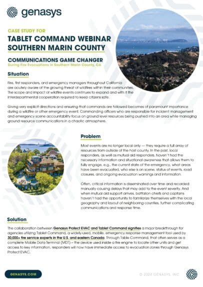 Southern Marin County, California – Fire Service