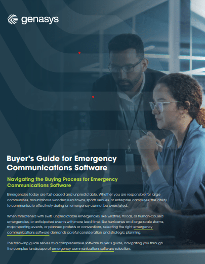 Buyer’s Guide for Emergency Communications Software